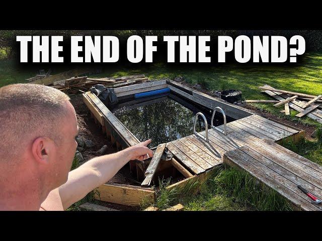 Why i COMPLETELY DESTROYED my pond. the king of DIY