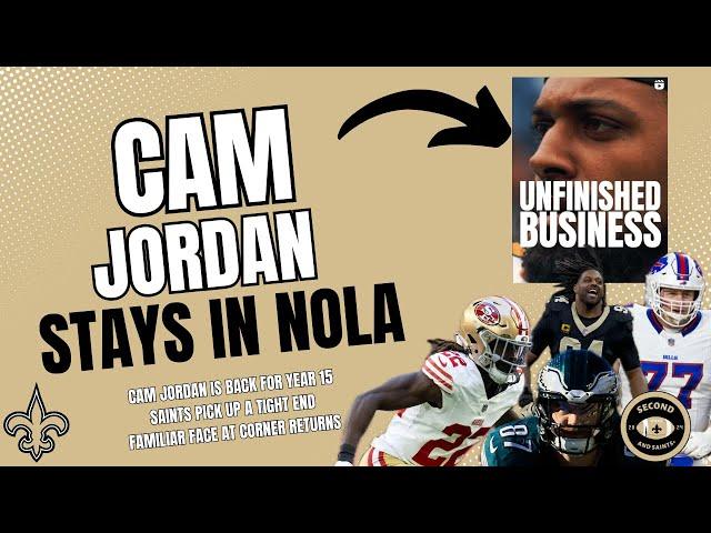 Cam Jordan Back In New Orleans For Year 15, Saints Add Jack Stoll, Will Clapp and Isaac Yiadom