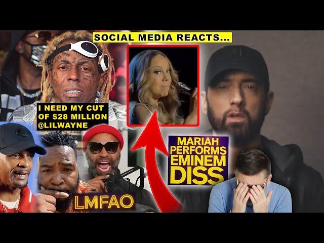  Mariah Carey Performs Eminem DISS: Fans React , Wayne CALLED OUT, Joe Budden & Dr Umar ROASTED 