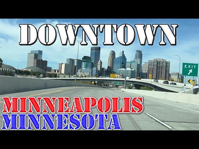 Minneapolis - Minnesota - 4K Downtown Drive