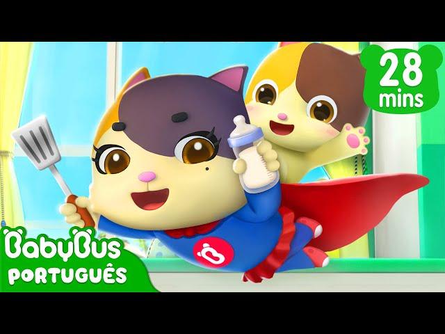 Eu Te Amo, Mamãe!  | A Família dos Gatinhos | Música Infantil | BabyBus Português