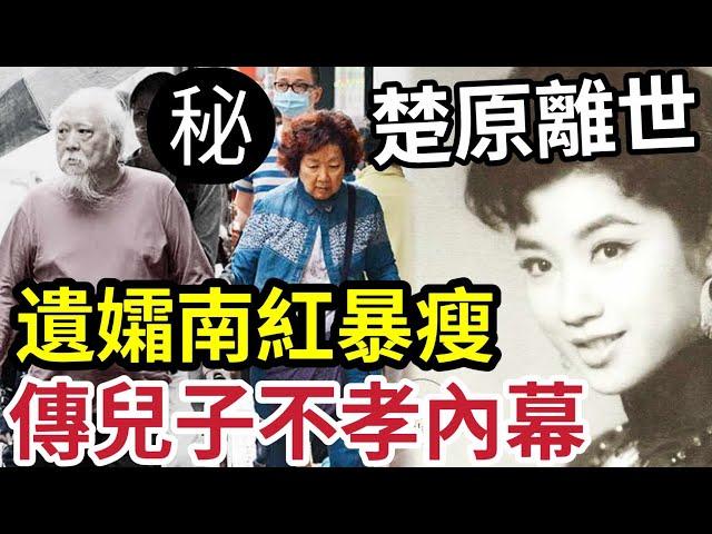 丈夫楚原離世！90歲南紅「暴瘦十磅」近況讓人憂！自爆「無子內幕」傳兒子不孝真相！雙依為命，老公先逝場景曝光太唏噓 #南紅 #楚原