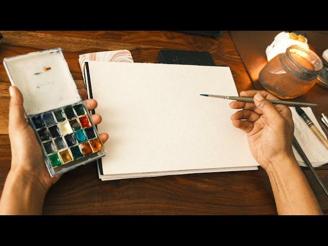 STUNNING Landscape Watercolor Painting Tutorial for Absolute Beginners / Now you know how EASY it is