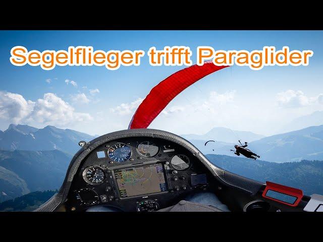 Glider meets paraglider