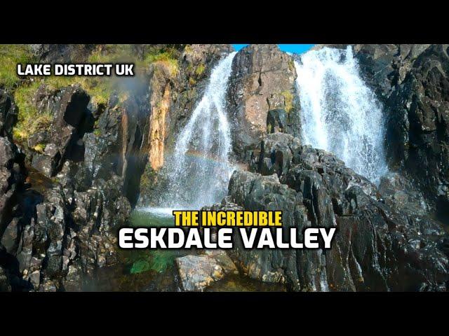 The incredible Eskdale valley, in the lake district uk