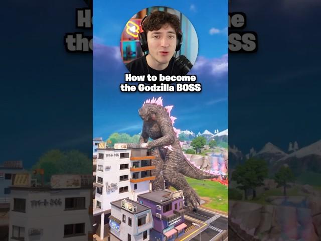 How to Become Godzilla BOSS in Fortnite!