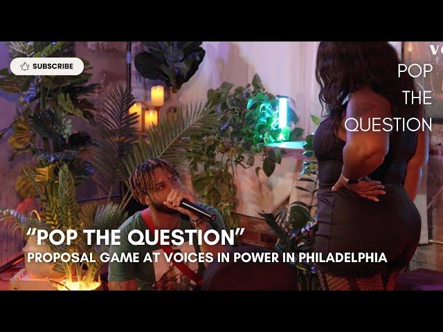 Who do you think won this months "Pop the Question" Proposal Game @ Voices In Power | August 2024