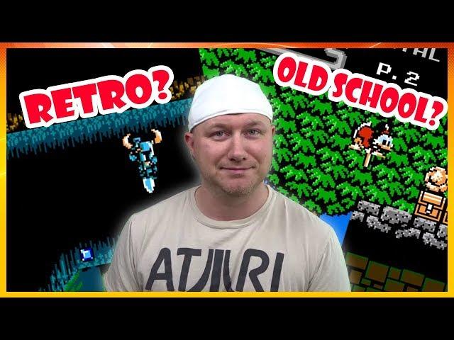 Old School vs Retro gaming?