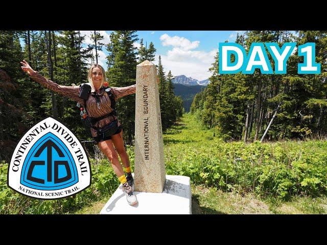 Day 1 of hiking from Canada to Mexico | Continental Divide Thru Hike | CDT Day 1