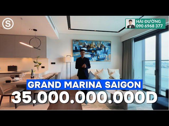 Grand Marina SaiGon - căn hộ Marriott 1 phòng ngủ + 1 84m2 VIEW SÔNG SÀI GÒN #sunhomes #marriott