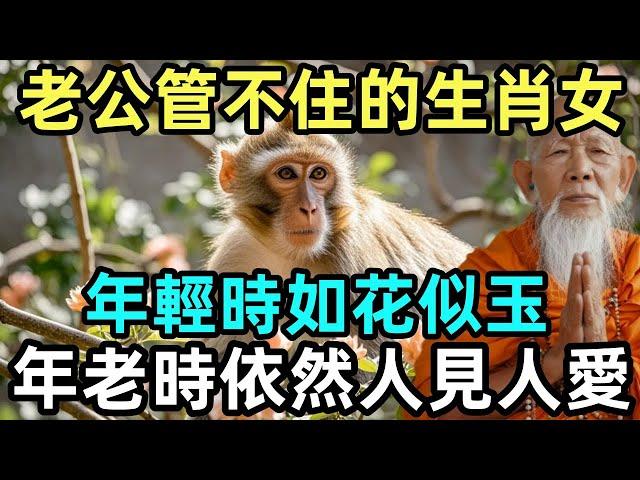 老公管不住的4大生肖女，尤其第二个，年輕時如花似玉，年老時依然人見人愛！