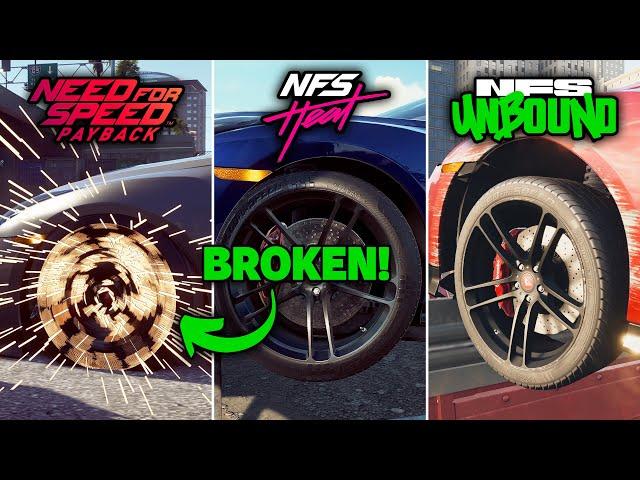 NFS Unbound vs NFS Heat vs NFS Payback (Physics, Graphics & Attention to Details)