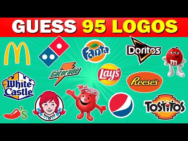 How many Food and Drink Logos Do You Know? | 95 LOGOS!!