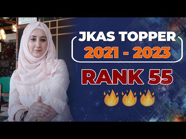 JKAS TOPPER 2021 : BAZILA JAVAID | RANK 55 - MOCK INTERVIEW 