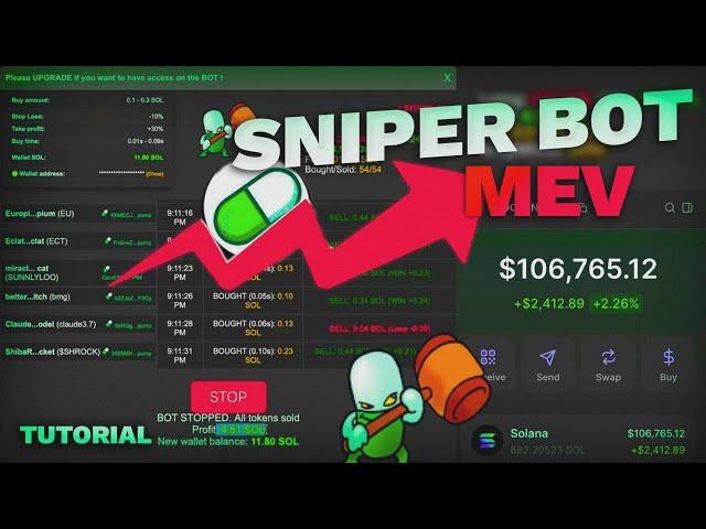 Solana MEV Bot Pump Fun Tutorial | Make HUGE Profits with Crypto Trading Bot