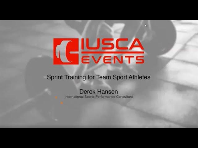 Derek Hansen | Sprint Training for Team Sport Athletes