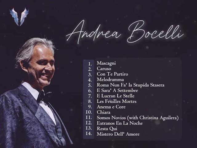 ANDREA BOCELLI : A voice as smooth as Velvet, as powerful as an Ocean - Volume 2