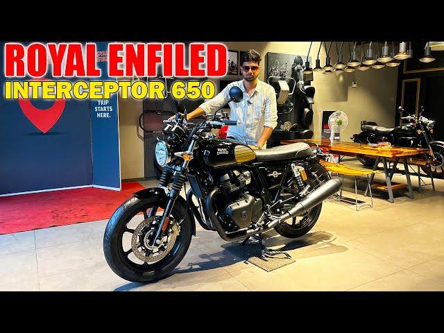 New 2024 Royal Enfield Interceptor 650 Detailed Review || All Prices & Features Explained ||