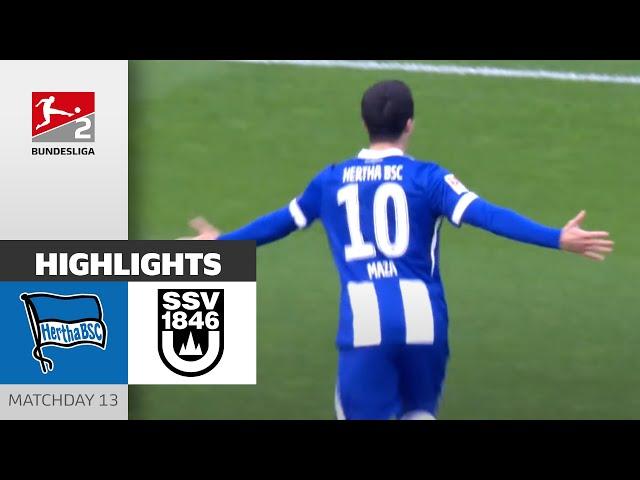 Maza-Rocket! | Hertha BSC - SSV Ulm 2-2 | Highlights | Matchday 13 - Bundesliga 2 2024/25