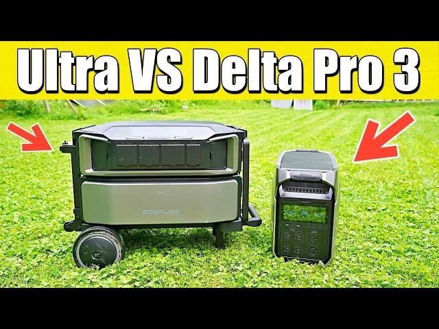 The Better Home Backup?  Delta Pro 3 VS Delta Pro Ultra