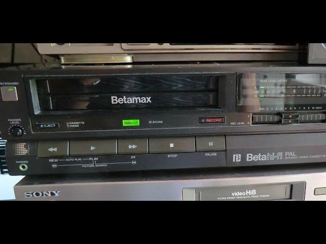 Working on Sony Betamax video recorders