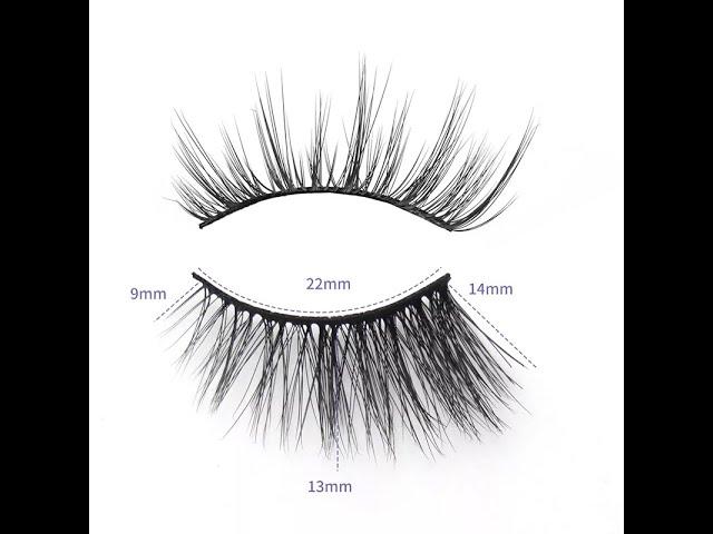 Faux Mink Natural Half Lashes