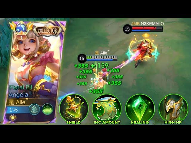NEW OP ANGELA GREEN HEAL SHIELD BUILD THAT CAN DESTROY EVERYTHING!..
