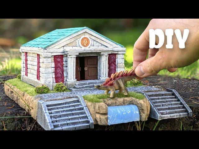 DIY MINIATURE MUSEUM from Animal Crossing New Horizons // Nintendo Crafts