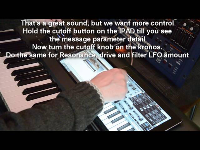 Korg Kronos Tutorial 19: using IPAD Nave and PPG Wavegenerator