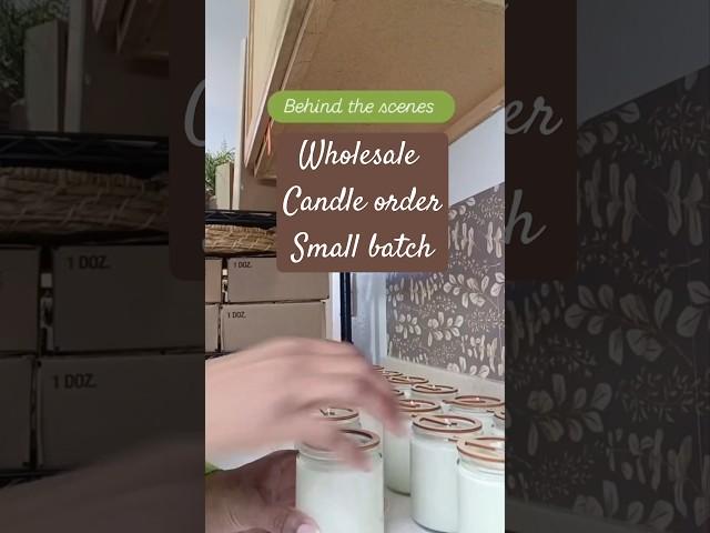 Peak behind the scenes #blackownedbusiness #candlemaking