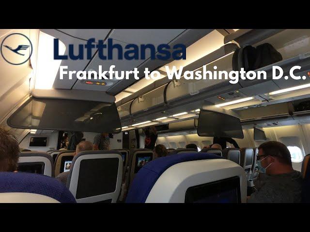 The Lufthansa Experience: Airbus A340-300 Economy from Frankfurt to Washington D.C.