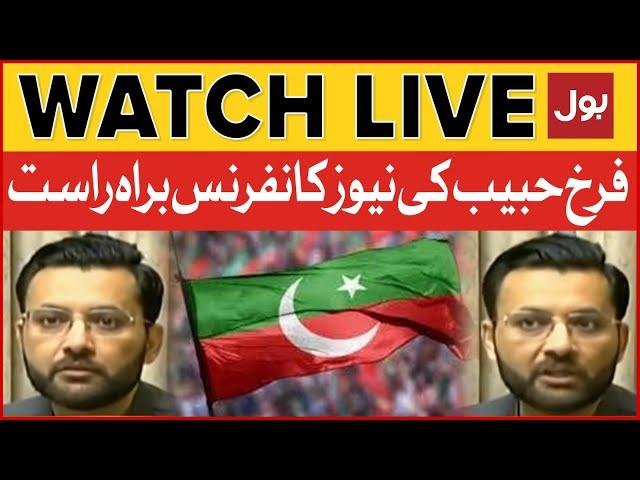 Live : Farrukh Habib Latest Media Talk | Istehkam e Pakistan | Breaking news