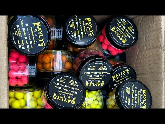 @baylysbaits Delivery Unpacking of Carp Fishing Bait and Review