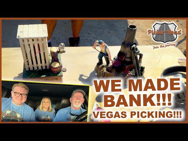 WE MADE BANK!!! VEGAS PICKING! Join the Journey on Picker Road!