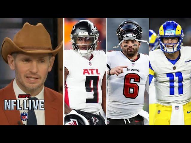 NFL LIVE | Dan Orlovsky Breaks chance to make NFL playoffs: #Rams 54%; #Buccaneers 86%; #Falcons 21%