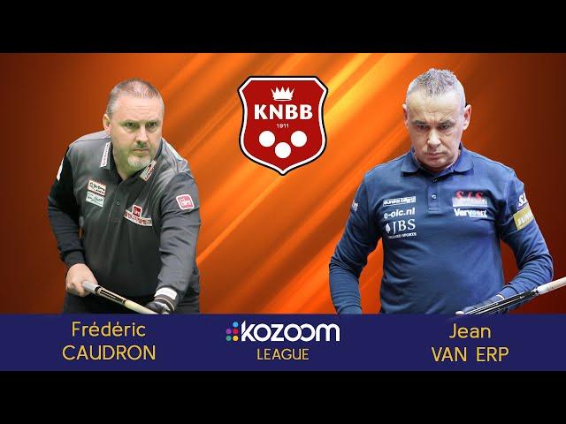 KNBB Kozoom League - Frédéric CAUDRON vs Jean VAN ERP