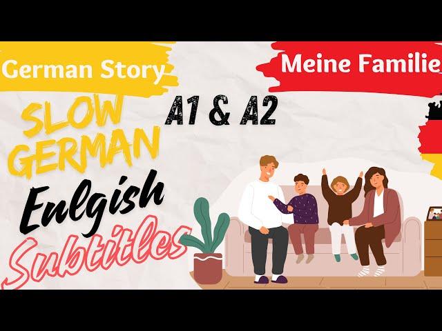  Easy German A 1&A2 : Hörverstehen& Sprechen üben| German listening practice A1 & A2