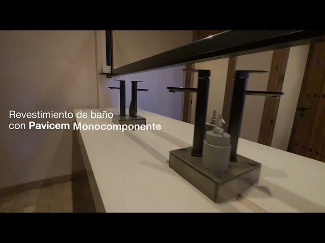 PAVICEM monocomponente - Cómo revestir y dejar perfecto un baño completo