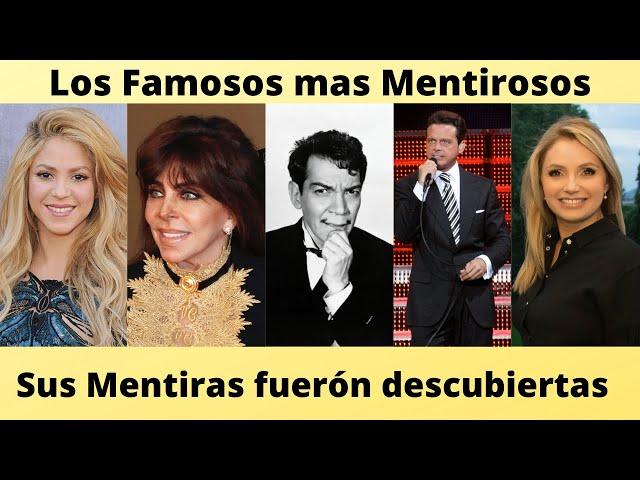 Famosos que han mentido públicamente y se les ha descubierto