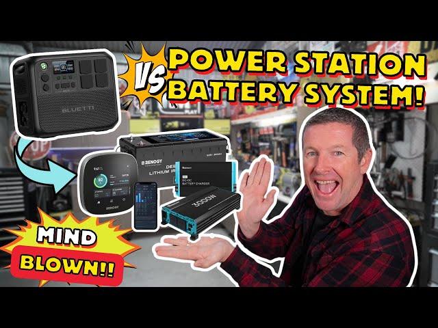 What is best? Power Station vs a Fixed Battery System? Explore the pro's & con's #bluetti v #renogy