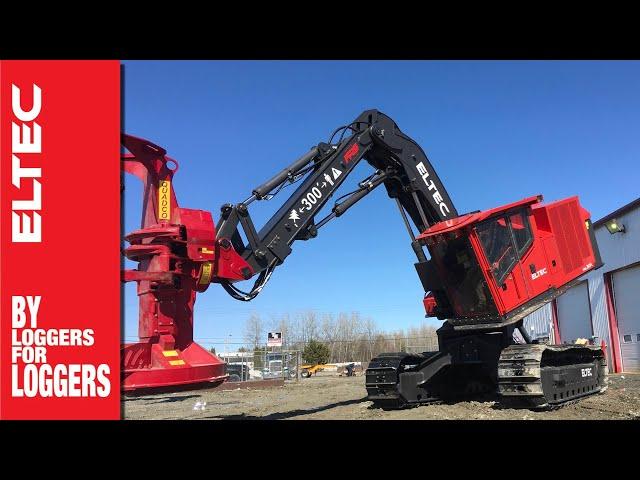 ELTEC FBL317L feller-buncher with leveling system