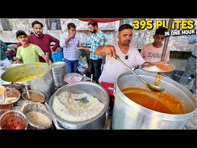 20/- Rs Desi Jat Street Food India | Punjab's highest selling Rajma Chawal, Kadhi Chawal & Patiala