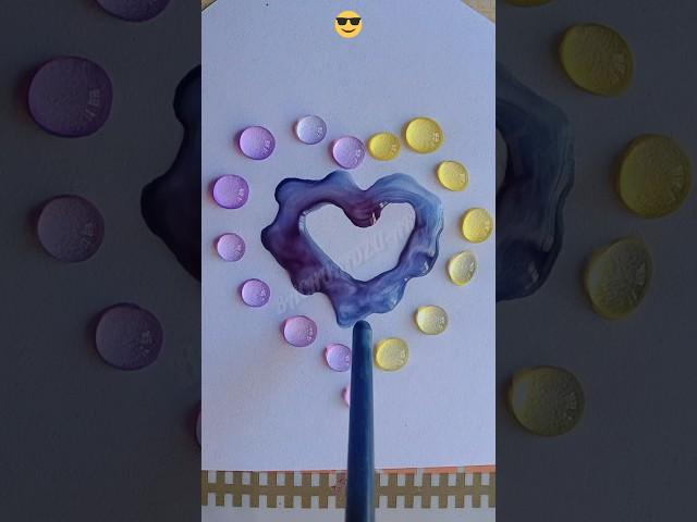 water drops art fun#entertainment#waterdrop#satisfyingcolourmixing