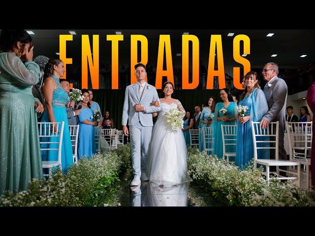 Usei 2 Flash para fotografar as entradas deste casamento