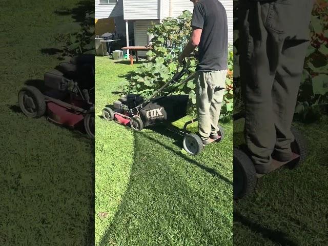 Wayno transforms his mower! #mower #fabrication #welding #transformation #firstrun  #360view #asmr
