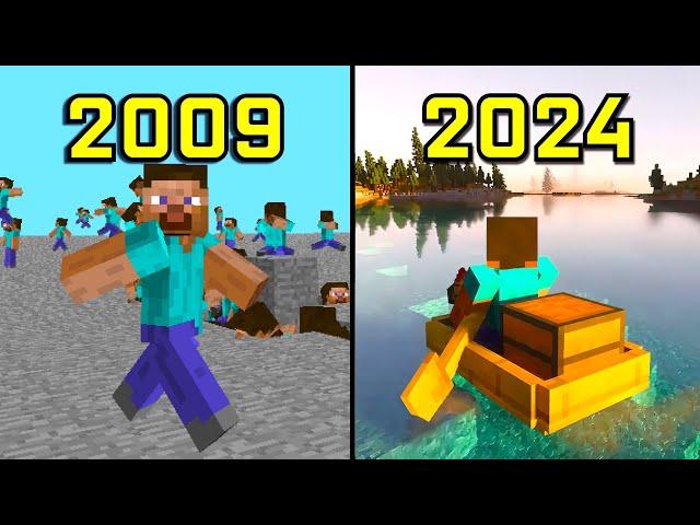 Evolution of Minecraft 2009-2024