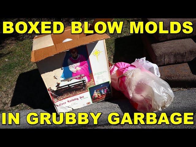 We found BLOW MOLDS in the ORIGINAL BOX when we went TRASH PICKING