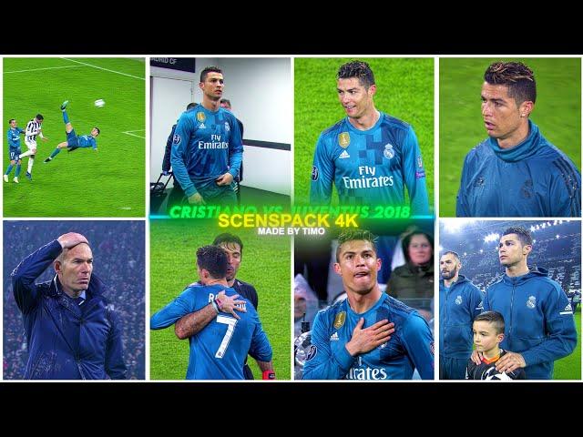 Cristiano Ronaldo Vs Juventus 2018 / RARE CLIPS ● SCENEPACK 4K ( With AE CC and TOPAZ )