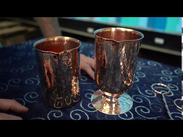 Sertodo Copper Cocktail Mixing Glasses