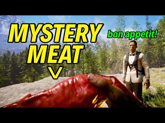 Trying the "local cuisine" in Sons of The Forest - Funny Moments